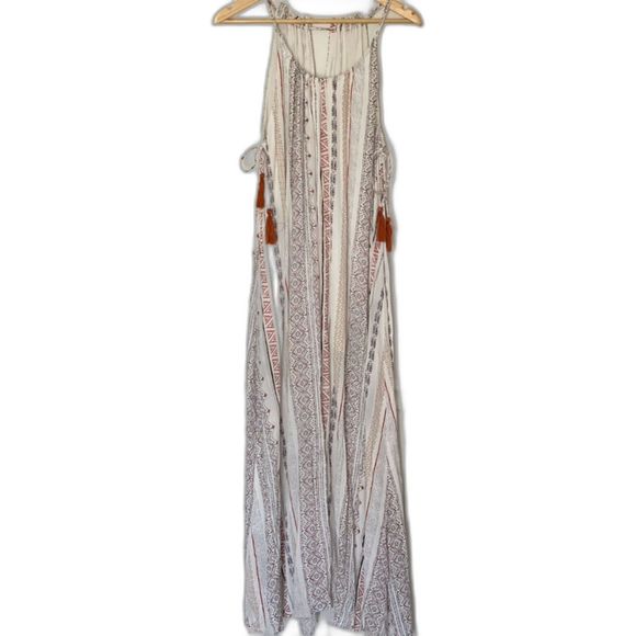 Fate Dresses & Skirts - FATE Neutral Boho Halter Sleeveless Maxi Dress Size Small - Medium D69